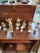 A set of Meissen style Monkey musicians (one with stand)