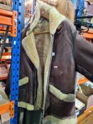 A sheepskin lined reproduction Flying Jacket