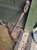 An old vintage wrought iron Anchor