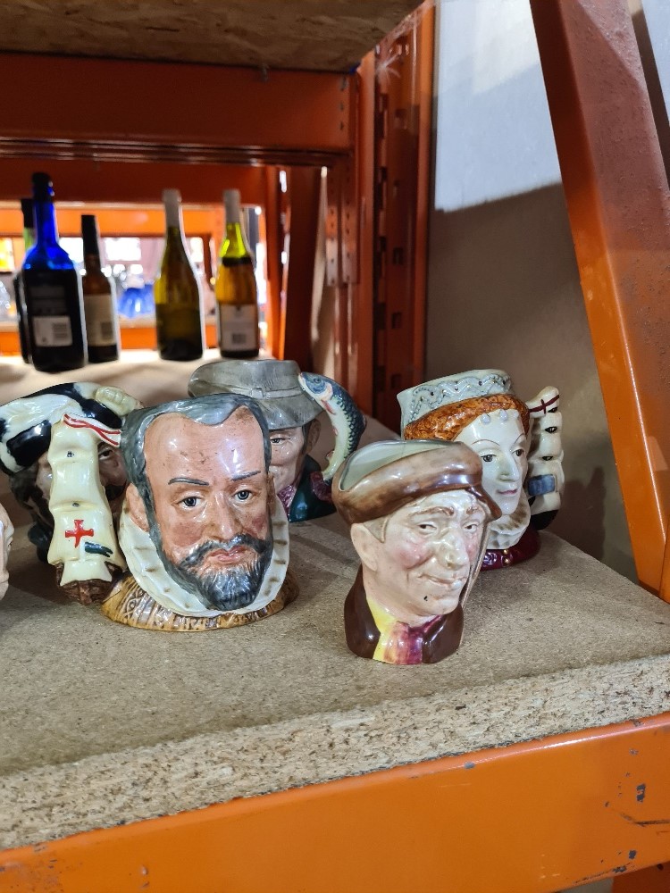 11 Small Royal Doulton character jugs - Image 3 of 5