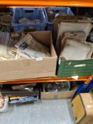 A selection of vintage newspapers, some dating from 1915 the Daily Mirror, etc