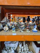 A Border Fine Arts group of Barn Owls, Beswick birds and others