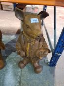 Mr Pig (rusty metal figure)