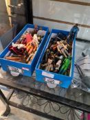 A quantity of Star Wars figures, mainly 80s/90s and sundry weapons
