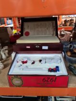 A Matchbox limited edition cased set of 6 vintage cars complete with key and Matchbox Scammel 100 to