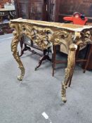A French console table, A/F