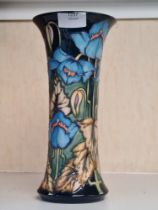 A Moorcroft vase, Blue Rhapsody 2001 Collector's Club piece, signed by Philip Gibson, 25.5cm