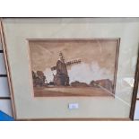 Leonard Squirrell (1866 - 1947) Carters Mill, Wrentham, signed and dated 1929, 33 x 23cms