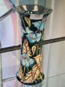 A Moorcroft vase, Blue Rhapsody 2001 Collector's Club piece, signed by Philip Gibson, 25.5cm