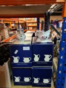 Twelve Royal Worcester modern decorative cream jugs, boxed