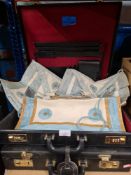 A selection of Masonic items and 2 Masonic items including cases, etc