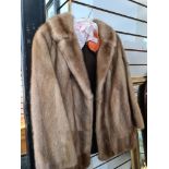 A vintage Mink fur coat of short length