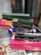 3 Hornby Dublo locomotives to include No. 2233 Co. Bo Diesel electric in very good condition, a 3 ra