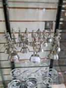 A selection of Pewter figures, some with boxes, branded 'Buckingham' pewter