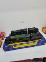 Hornby Dublo 3 rail 3325 West Country locomotive "Dorchester and tender" and 31025 LT25 L.M.R. Freig