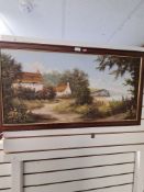 Les Parson and Terry Heath, five various late 20th Century oil of country side scenes, and