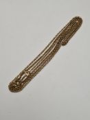 9ct yellow gold long belcher chain, marked 9ct, 14.2g 100cm