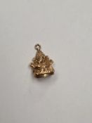 18ct gold charm in the form of Ganesh, 3.2g