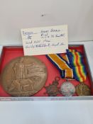 A World War I Medal Group to 68238 DVR H.G BAYLISS R.H.A. to include 1914 Mons Star, War Medal, Vict