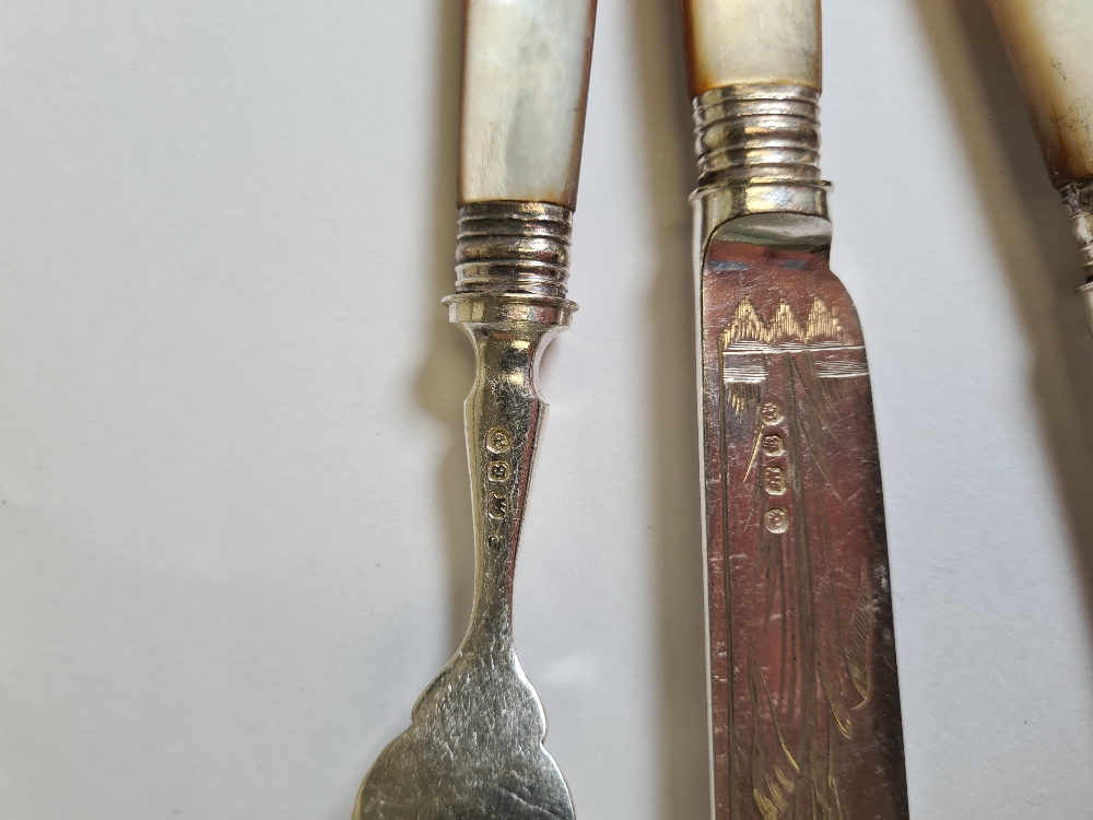 A pair of pretty Irish silver tongs having ornate details, shell ends and scroll handles. Only one m - Image 4 of 5