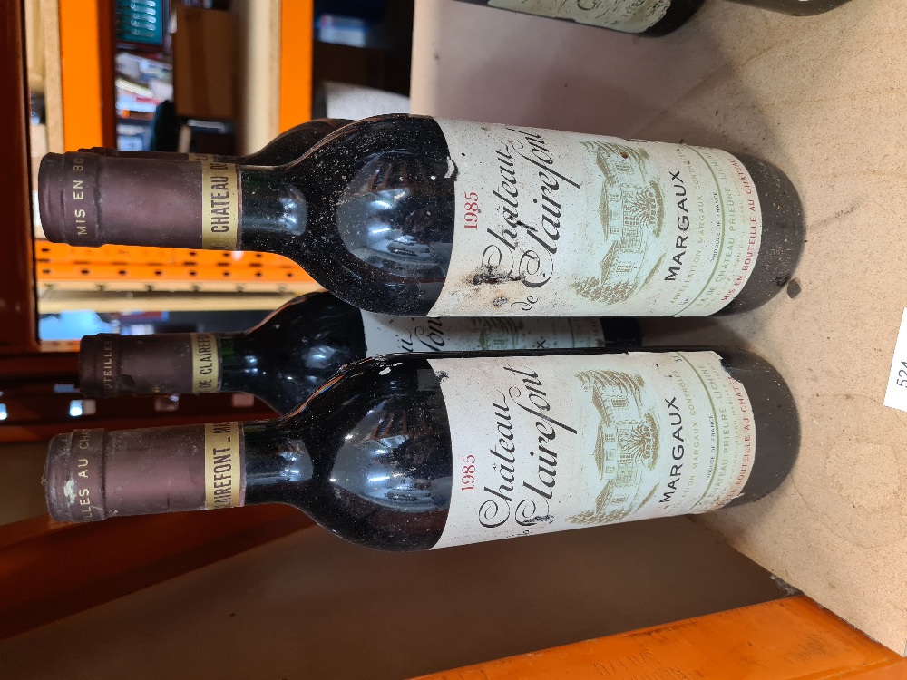 Chateau de Clairefont Margaux, 1985, 4 bottles x 75cl