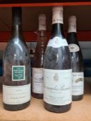 4 Bottles of wine including 'Savigny-Les-Beaune', 2005, and Laboure-Roi Gevrey Chambertin, 2001