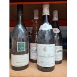 4 Bottles of wine including 'Savigny-Les-Beaune', 2005, and Laboure-Roi Gevrey Chambertin, 2001