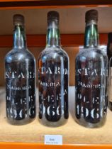 3 bottles of 1966 Manuel Eugenio Fernandes Madeira Bastardo Solera