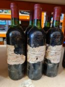 1985 Chateau Cissac, Cru Bourgeois, Haut-Medoc, 6 in total, only 3 without 1985 labels, the other th