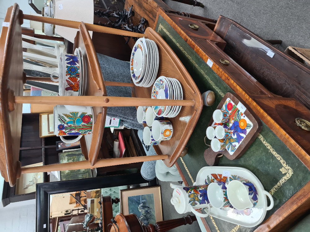 A small quantity of Villeroy and Boch Acapulco dinnerware, some well used