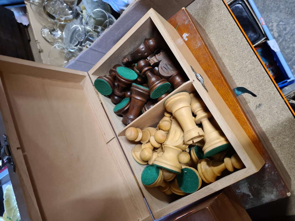 A selection of wooden boxes including a tea caddy - Image 3 of 3