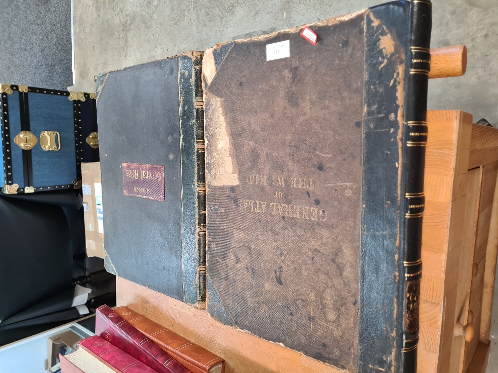 Two mid 19th Century general Atlases