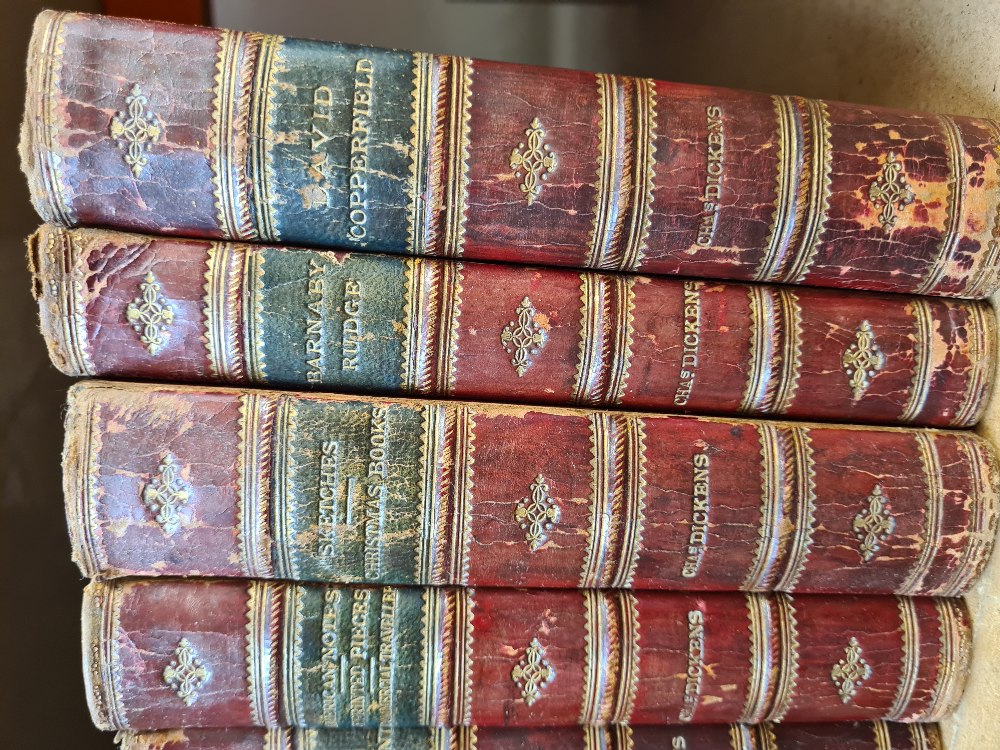 William Shakespear, 20 leather bound volumes of his plays, 1803 by J Johnson, many disbound, and 12 - Image 2 of 8