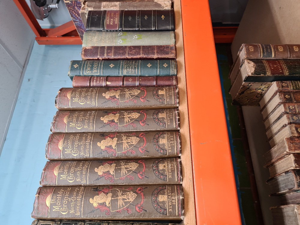 Two volumes of The Adventures of Robinson Crusoe, London 1804 printed by John Stockdale and a shelf - Image 6 of 6