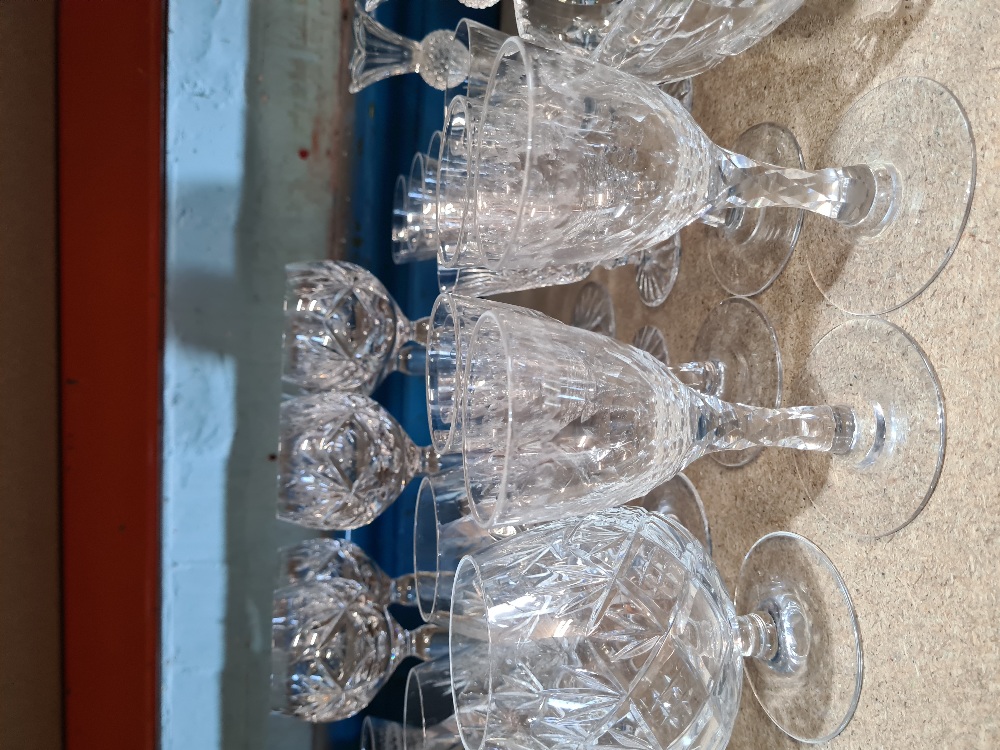 A quantity of glassware including Stuart with some older drinking glasses - Image 5 of 6