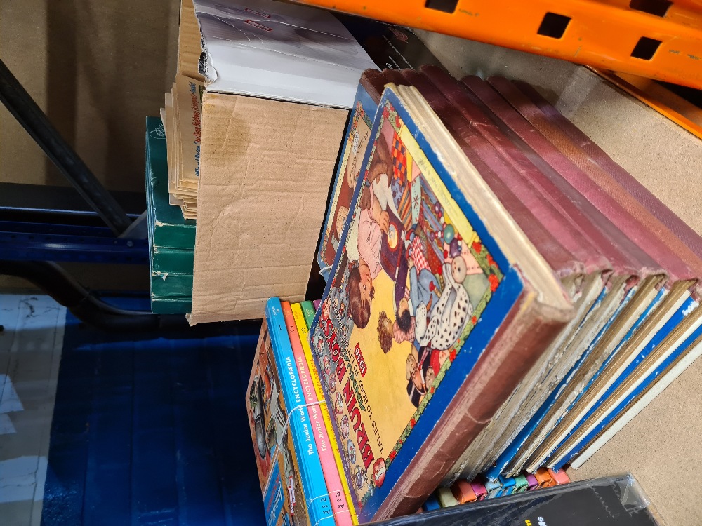A quantity of children's books, mainly annuals, Scorcher comics and simliar