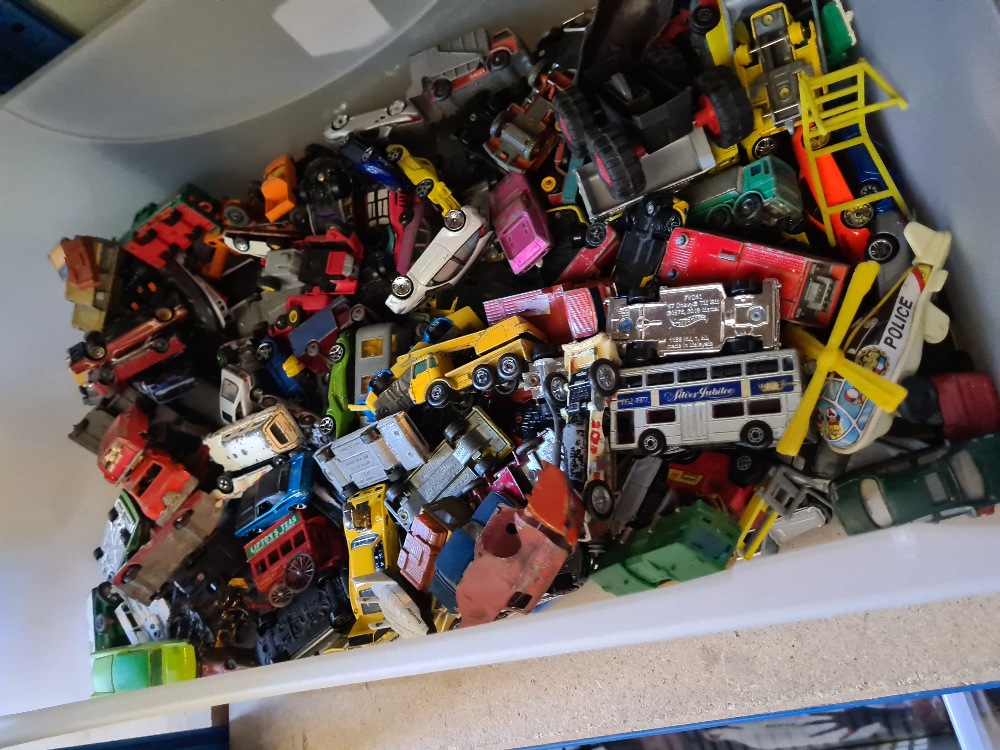 Two trays of playworn diecast and similar - Image 7 of 7
