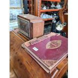 Two volumes of early 20th Century books on old England containing lots of plates and a 1930s mantle