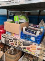 A selection of boxed and unboxed diecast, Subbuteo, Rupert annuals, Scalextric, etc