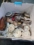 A quantity of pocket watch movements, a vintage Tissot Seastar gents pocket watch and others