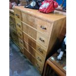 A mid Century Heal's 5 drawer chest, 76cm