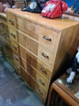 A mid Century Heal's 5 drawer chest, 76cm