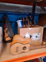 A selection of various Ukeleles, AF