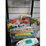 A quantity of vintage Dinky toys to include a boxed 285 Merryweather Marquis Fire Engine