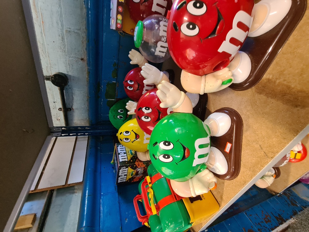 M & M's, a shelf of large figure dispensers and similar - Image 4 of 4