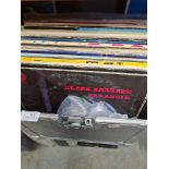 1 case of Punk, metal and rock vinyl LPs from the 1980s including bands such as Black Sabbath, Led Z