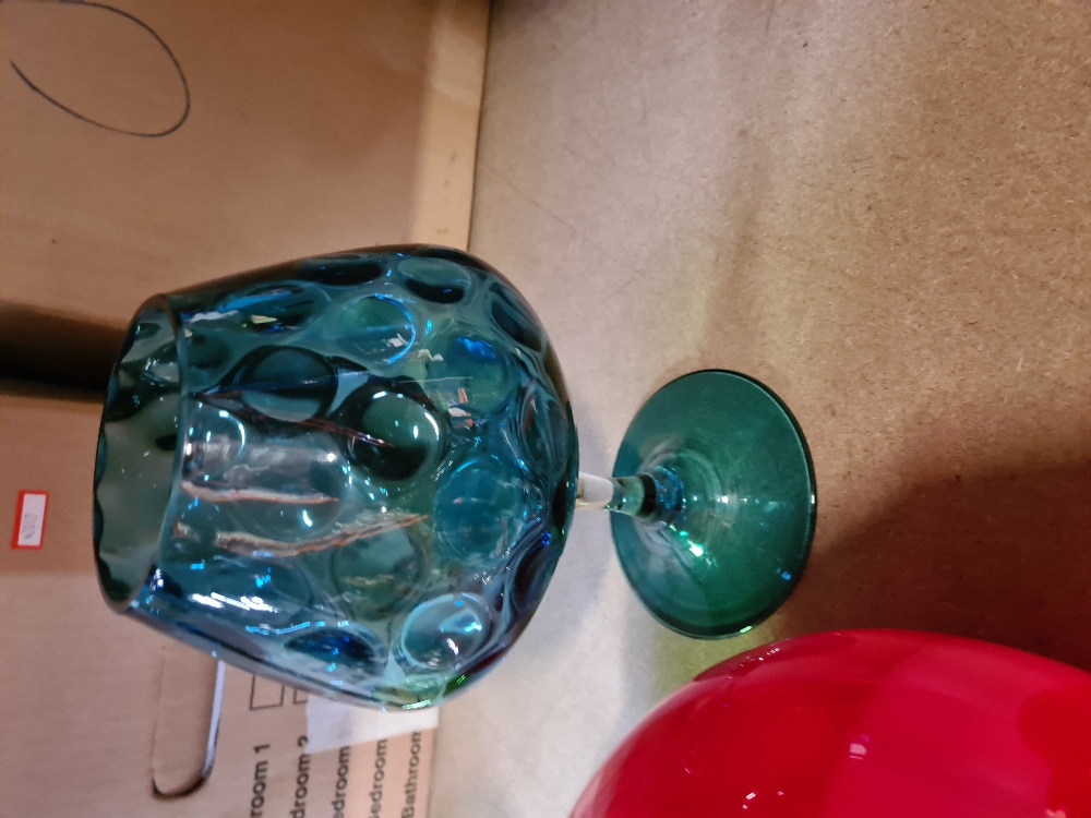 A selection of Murano style glass, vases, etc - Image 2 of 5
