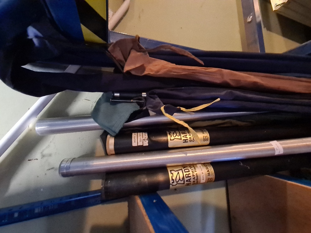 Fishing rods, rod tubes and sundry - Image 2 of 2