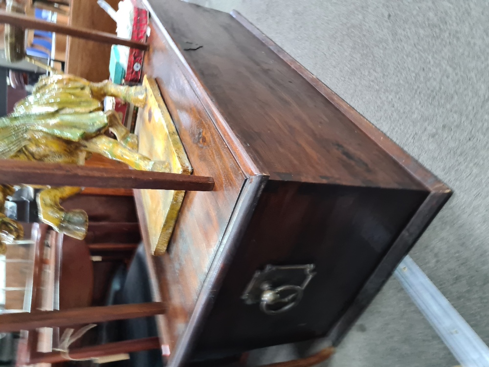 A large modern hardwood blanket box