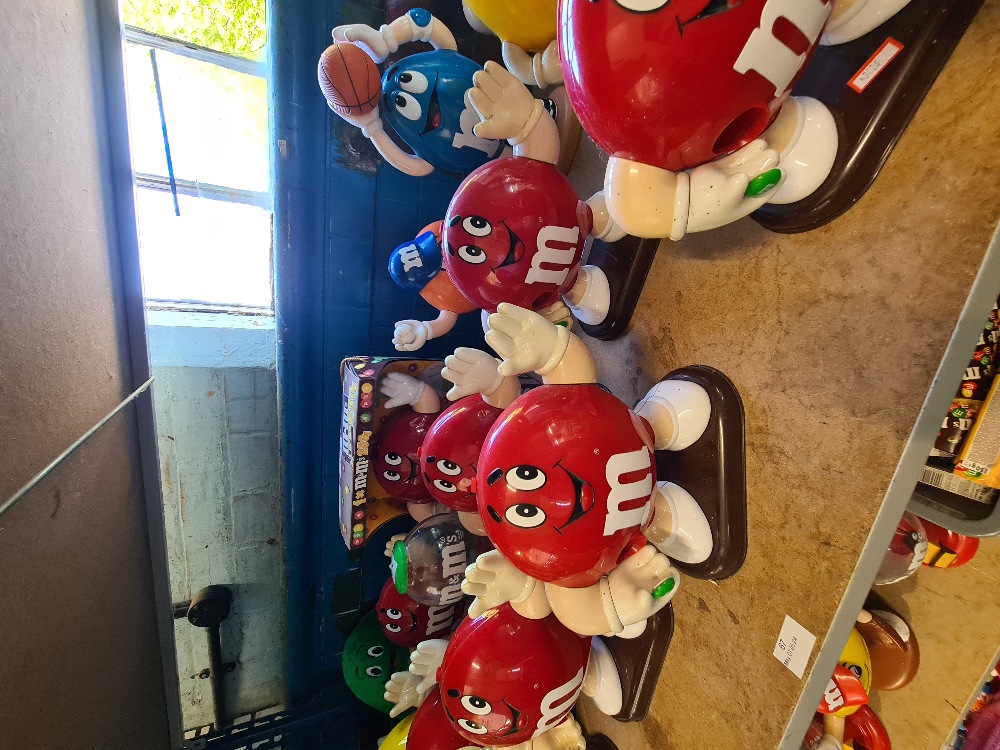 M & M's, a shelf of large figure dispensers and similar - Image 3 of 4